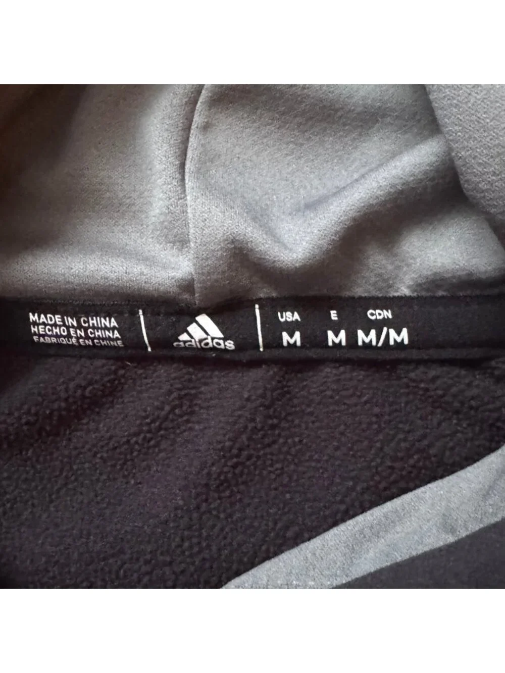 Minnesota Wild NHL Hoodie Adidas Climawarm Men's M Pullover Sweatshirt Black